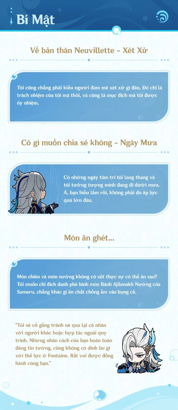 Tổng quan về Neuvillette