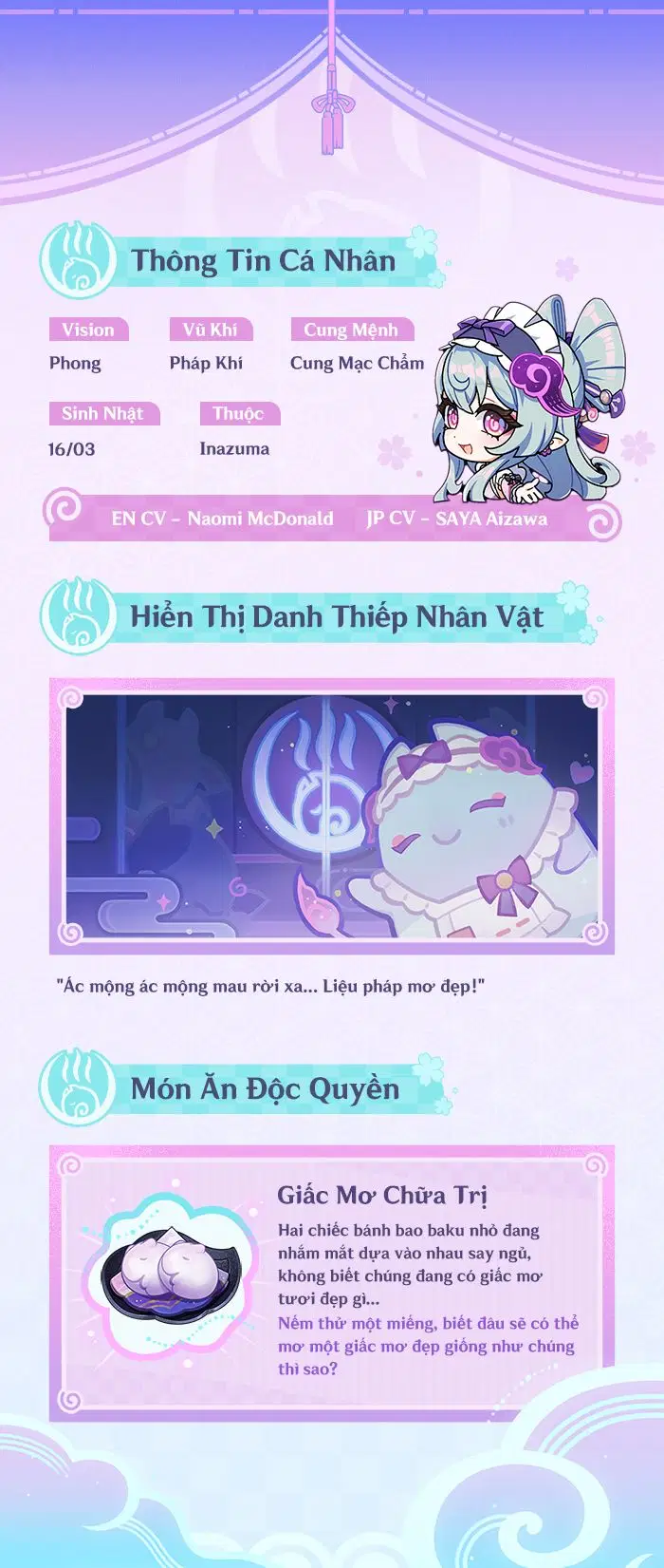 Yumemizuki Mizuki Genshin Impact