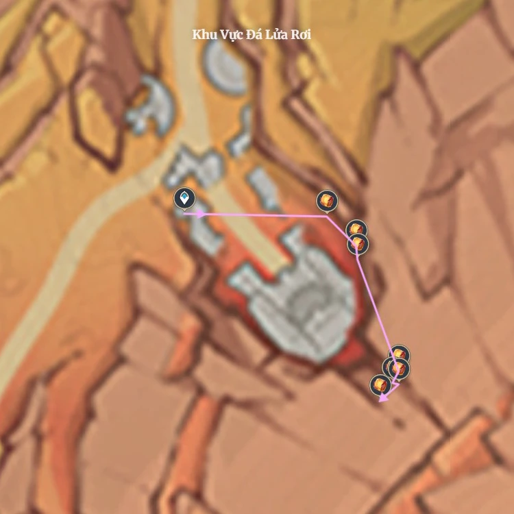 Vị trí thu thập Lưu Lân Thạch trong Genshin Impact