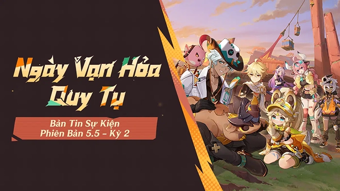 Danh sách sự kiện Genshin Impact phiên bản 5.5 kỳ 2