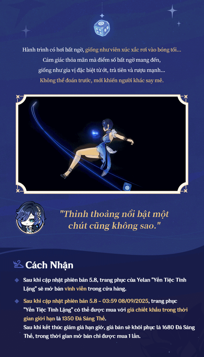 Yelan Yến Tiệc Tĩnh Lặng