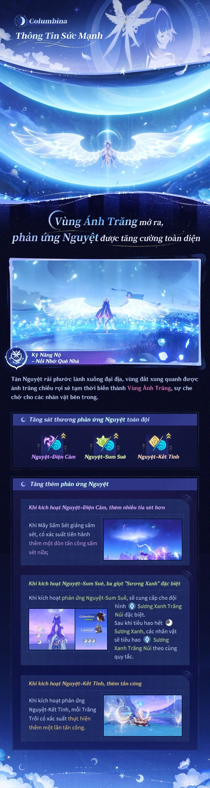 Tổng quan về kỹ năng của Columbina
