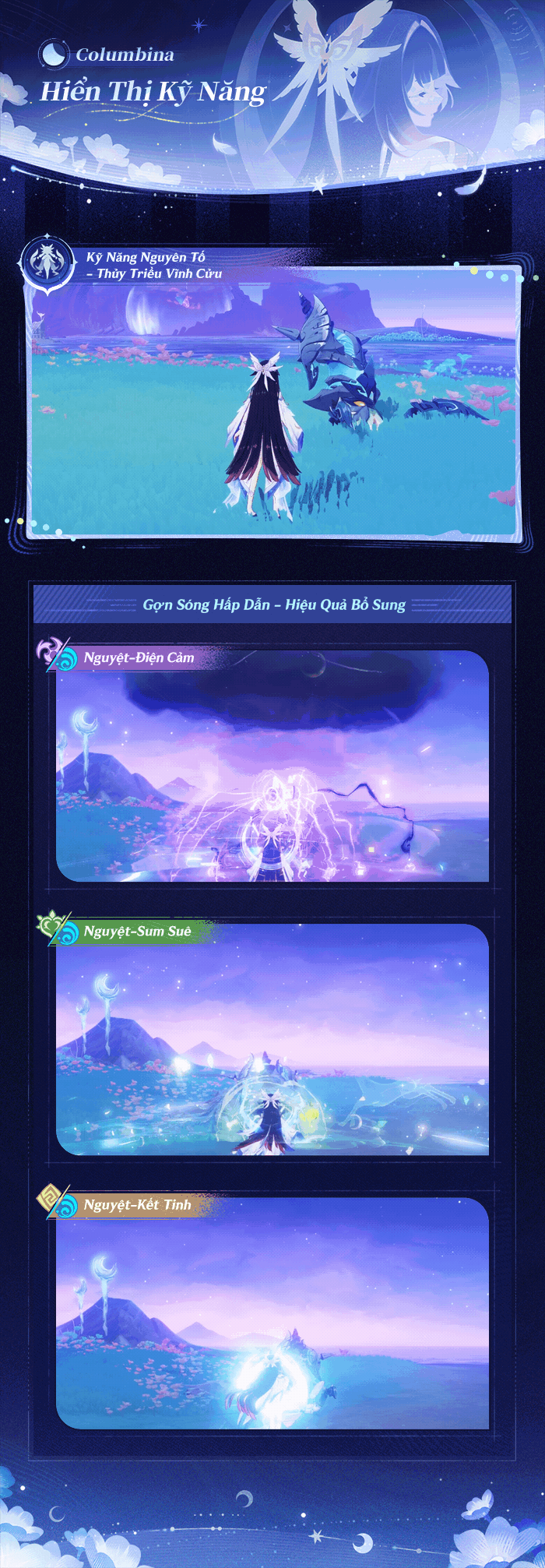Tổng quan về kỹ năng của Columbina
